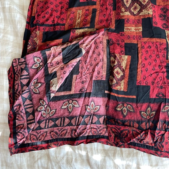 Red and black maxi dress. - Picture 3 of 3